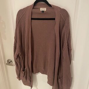 Universal Thread Mauve Knit Cardigan